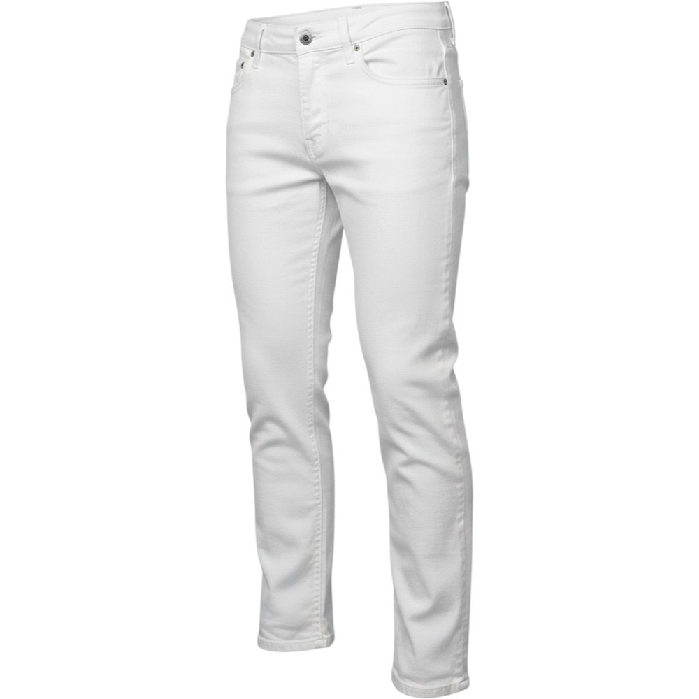 Dollhouse White Distressed Straight Leg Jeans Womens Size 7 "Charley" AS-3001